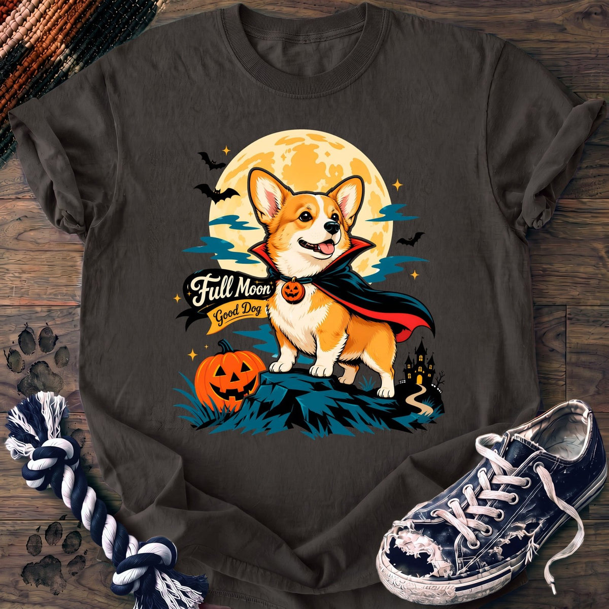 Full Moon Good Dog - Corgi - PAWSSION CLUB