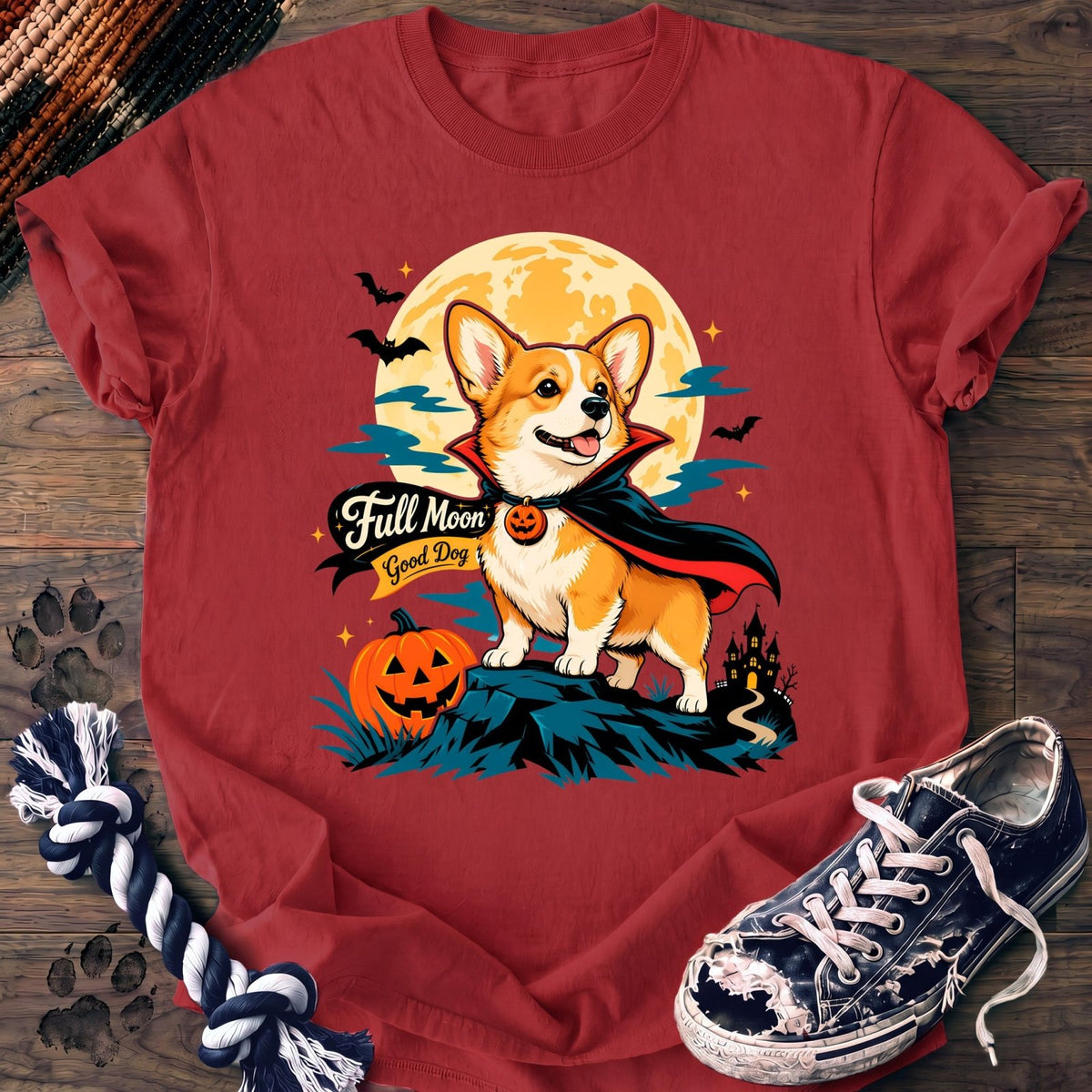 Full Moon Good Dog - Corgi - PAWSSION CLUB