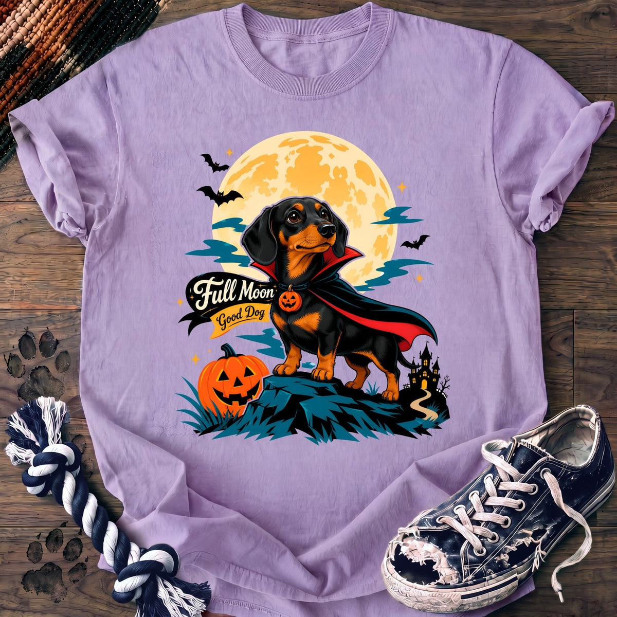 Full Moon Good Dog - Dachshund - PAWSSION CLUB