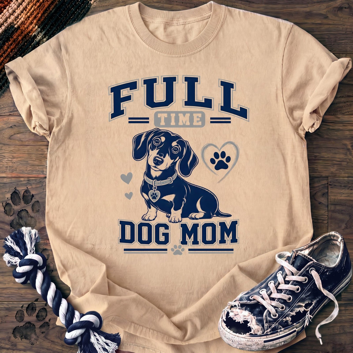 Full Time Dog Mom - Dachshund - PAWSSION CLUB