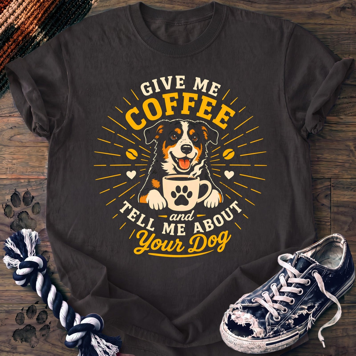 Give Me Coffee And Tell Me About.Your Dog - Mixed Breed - PAWSSION CLUB