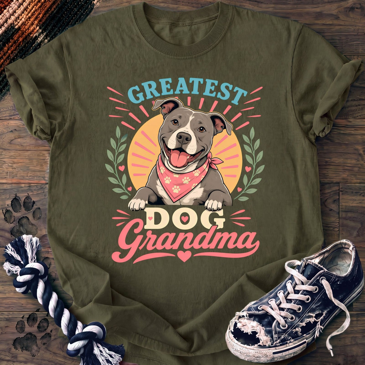 Greatest Dog Grandma - Pitbull - PAWSSION CLUB