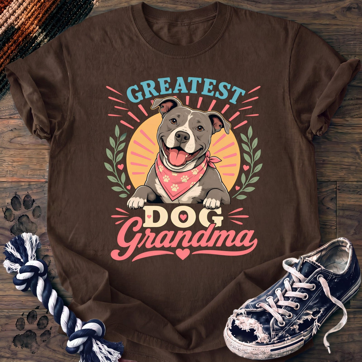 Greatest Dog Grandma - Pitbull - PAWSSION CLUB