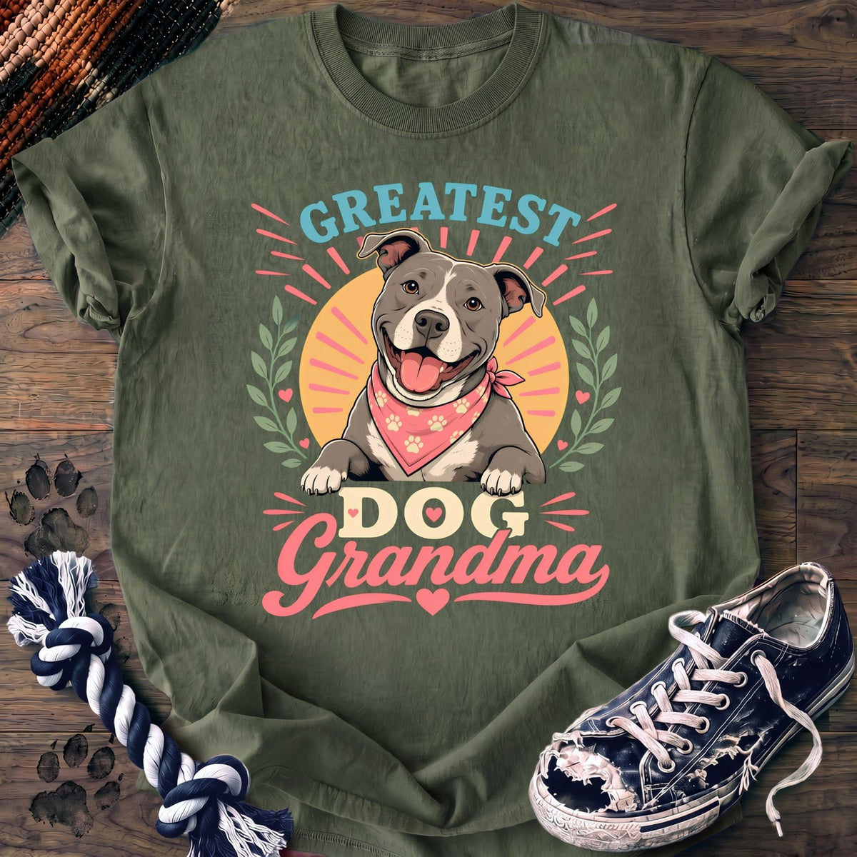 Greatest Dog Grandma - Pitbull - PAWSSION CLUB