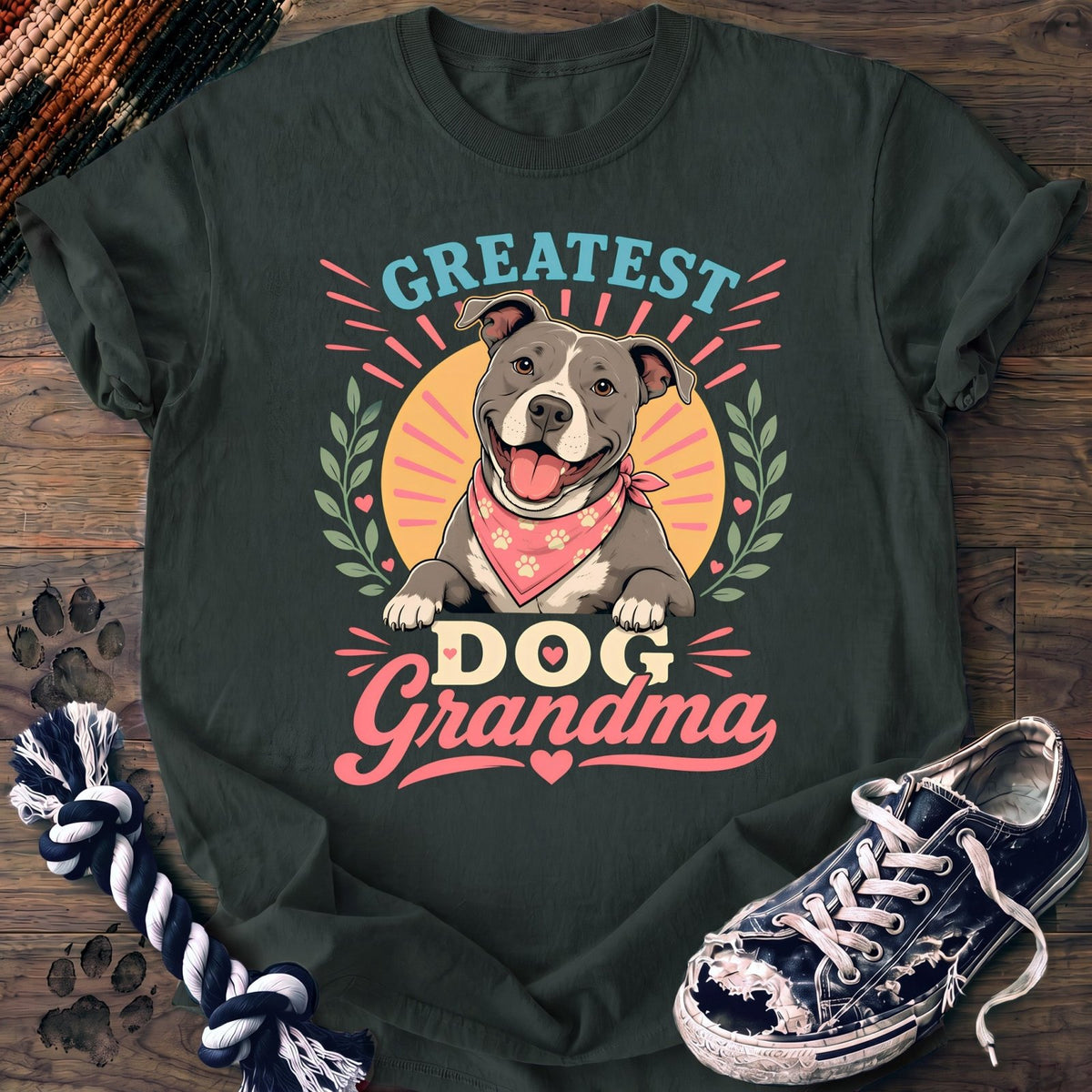 Greatest Dog Grandma - Pitbull - PAWSSION CLUB