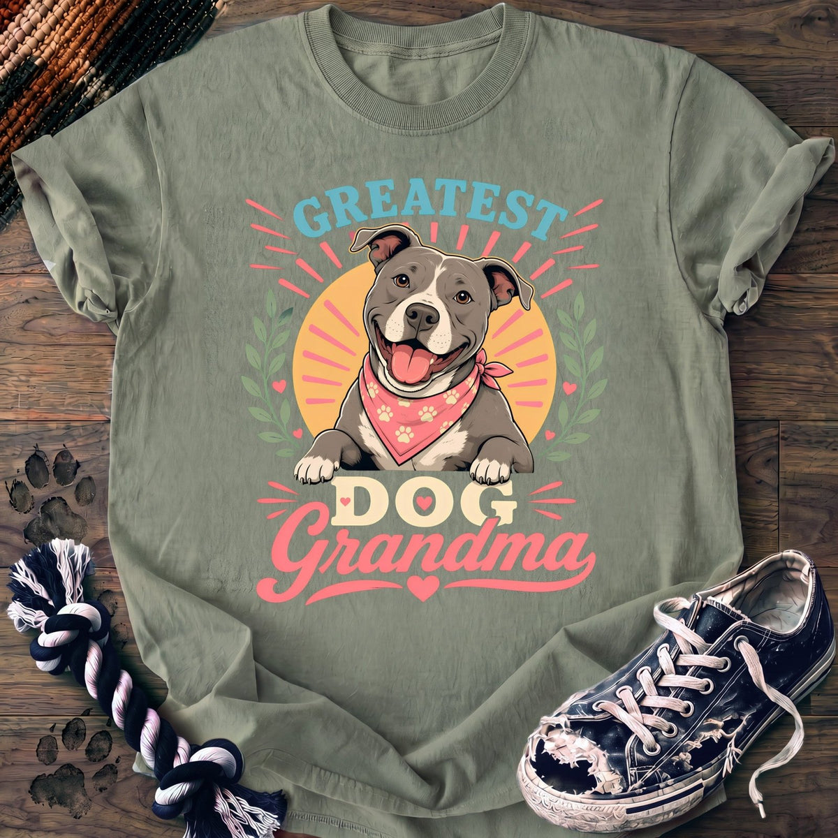 Greatest Dog Grandma - Pitbull - PAWSSION CLUB