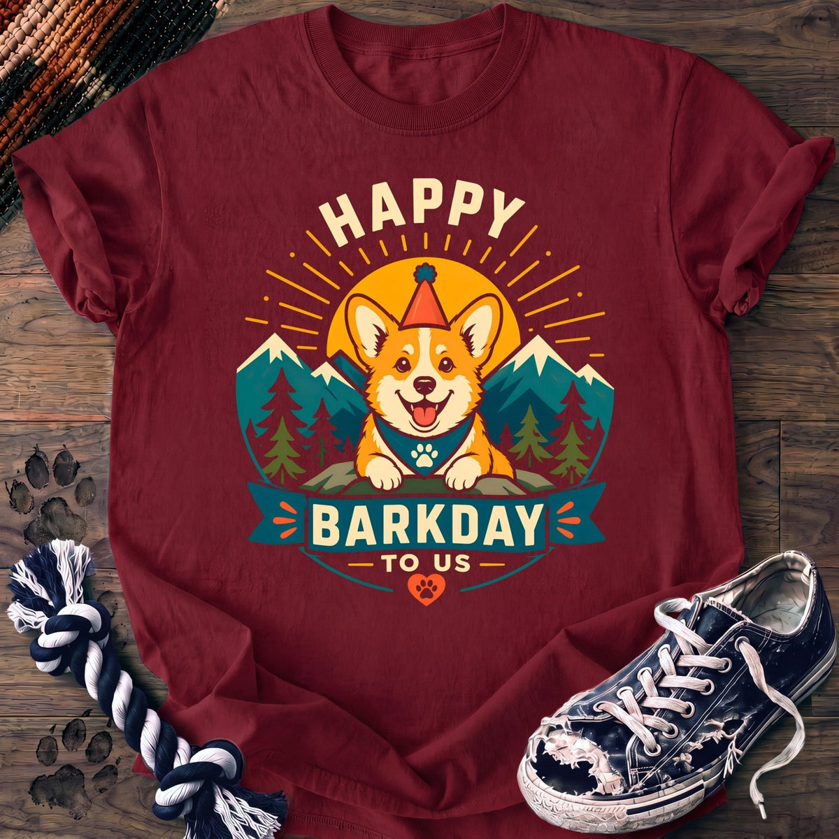 Happy Barkday To Us - Corgi - PAWSSION CLUB