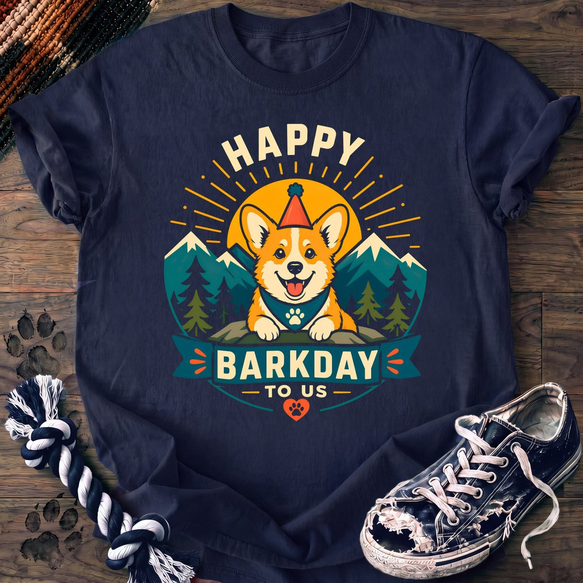Happy Barkday To Us - Corgi - PAWSSION CLUB