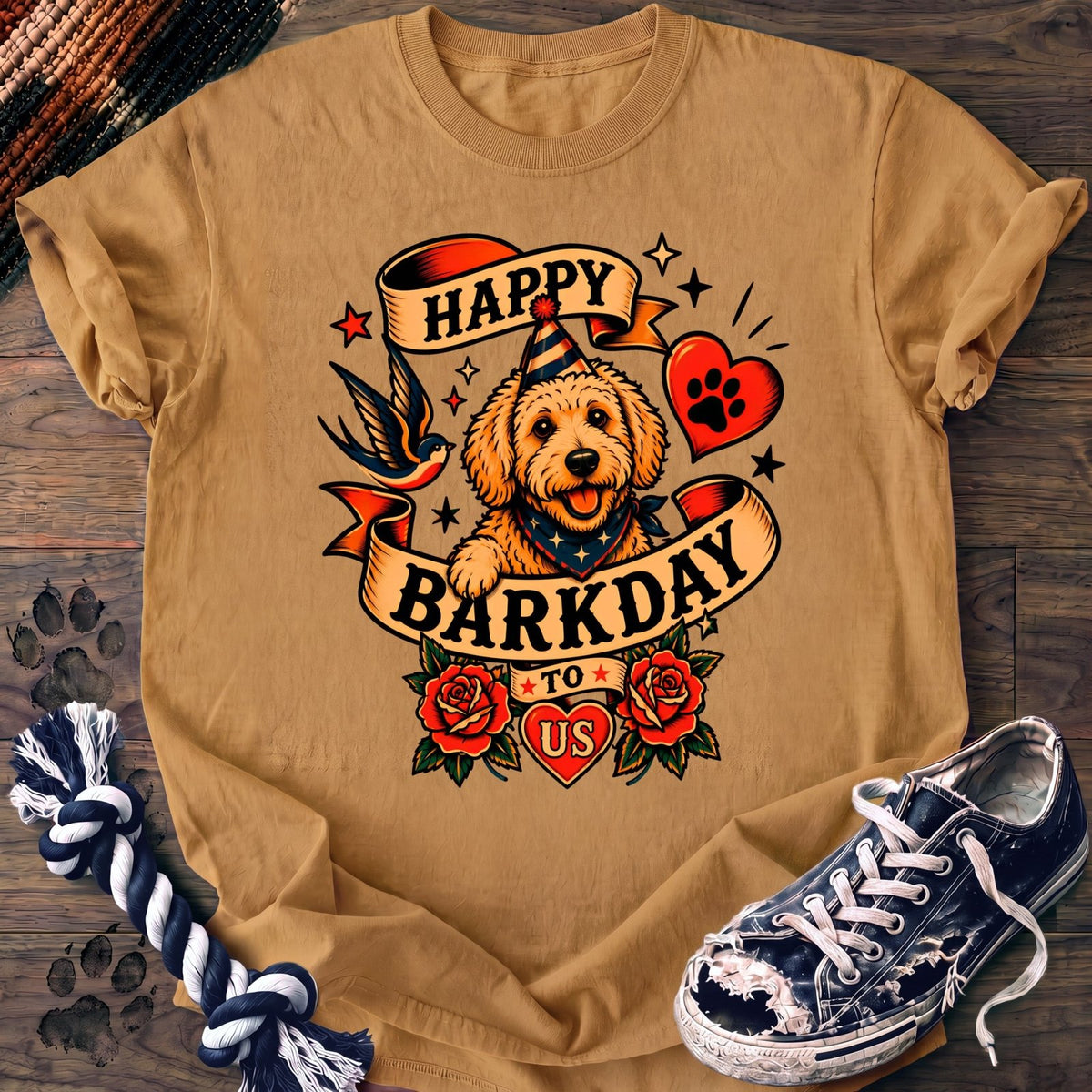 Happy Barkday To Us - Goldendoodle - PAWSSION CLUB