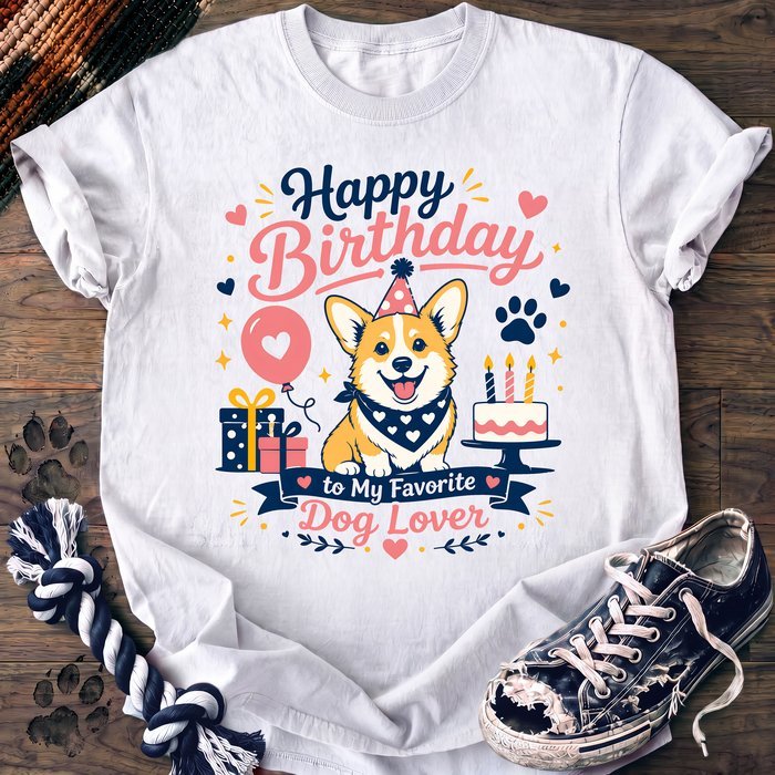 Happy Birthday To My Favorite Dog Lover - Corgi - PAWSSION CLUB