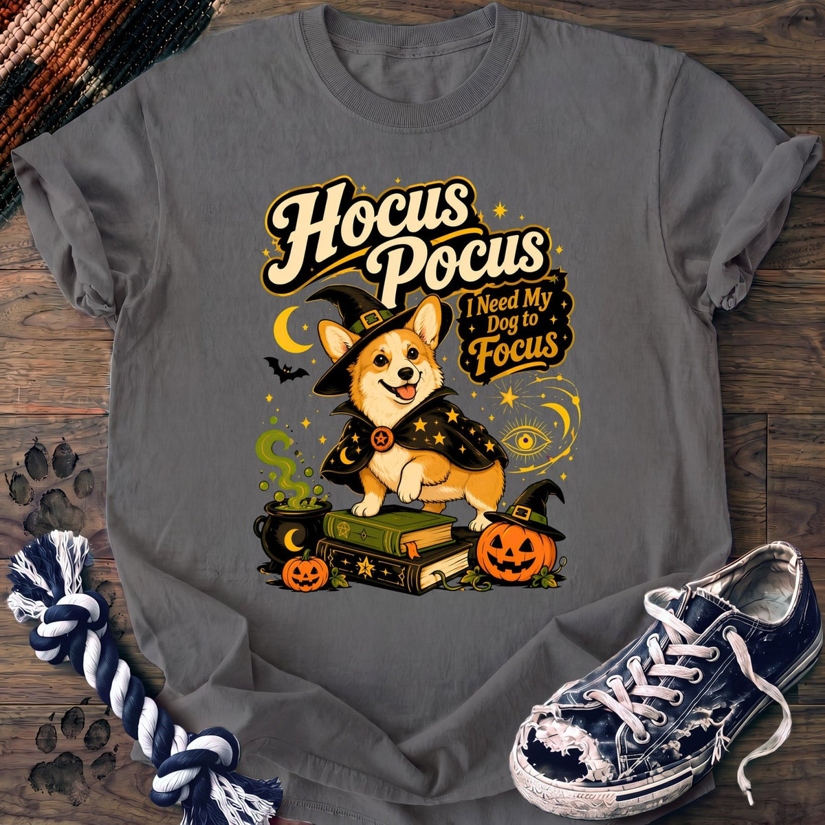 Hocus Pocus I Need My Dog To Focus - Corgi - PAWSSION CLUB