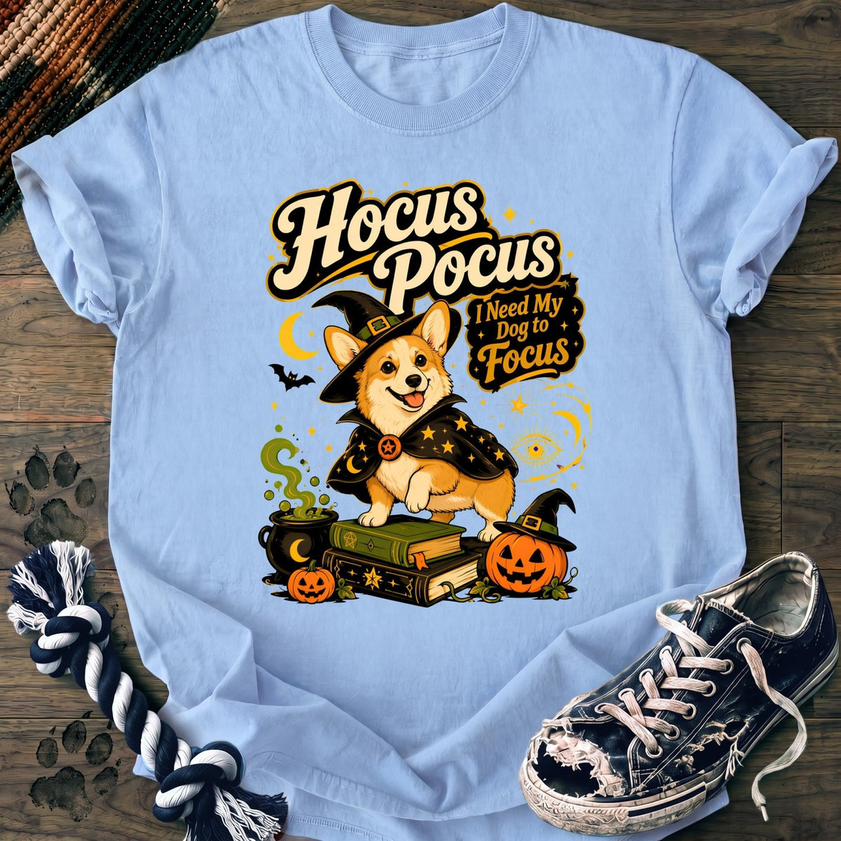 Hocus Pocus I Need My Dog To Focus - Corgi - PAWSSION CLUB