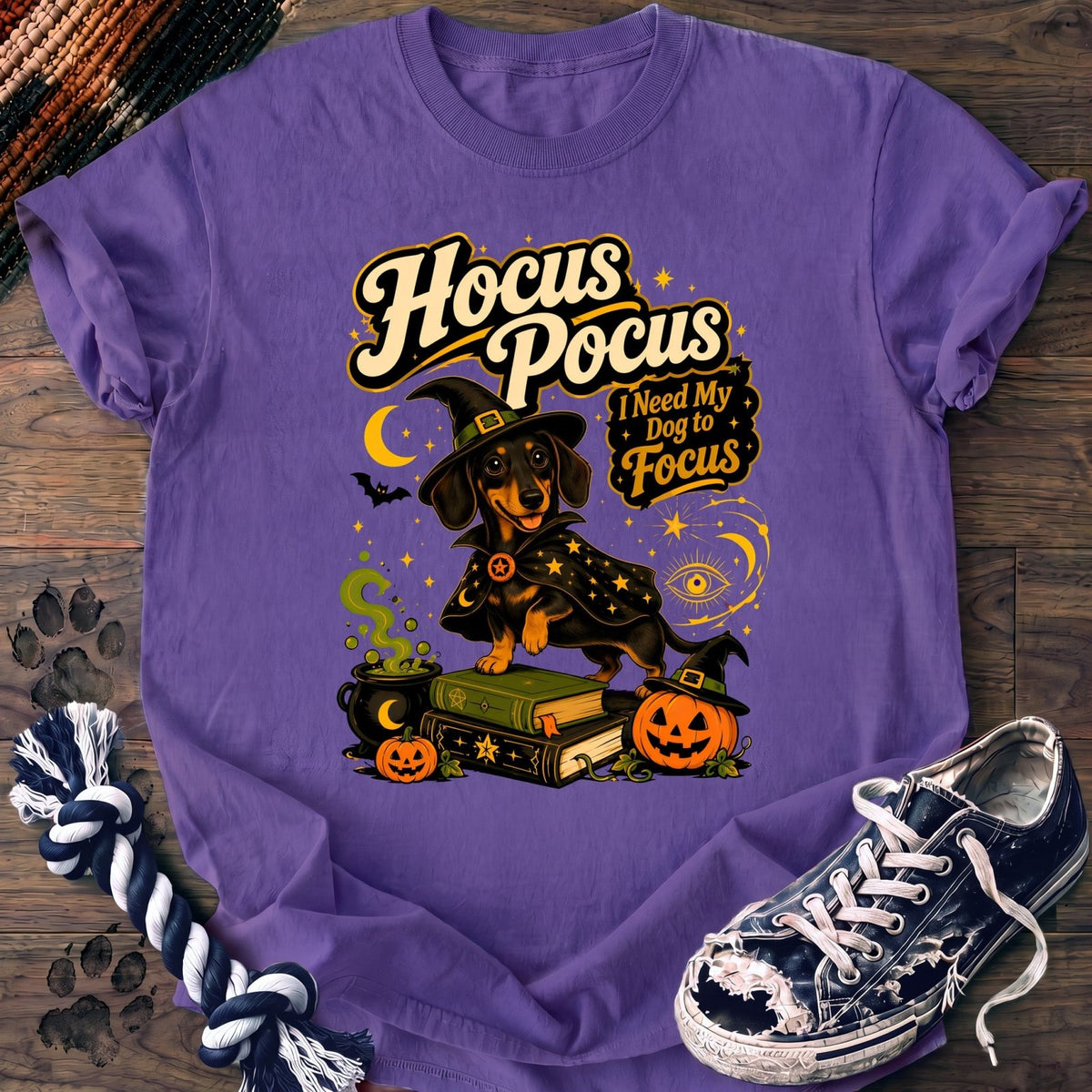 Hocus Pocus I Need My Dog To Focus - Dachshund - PAWSSION CLUB