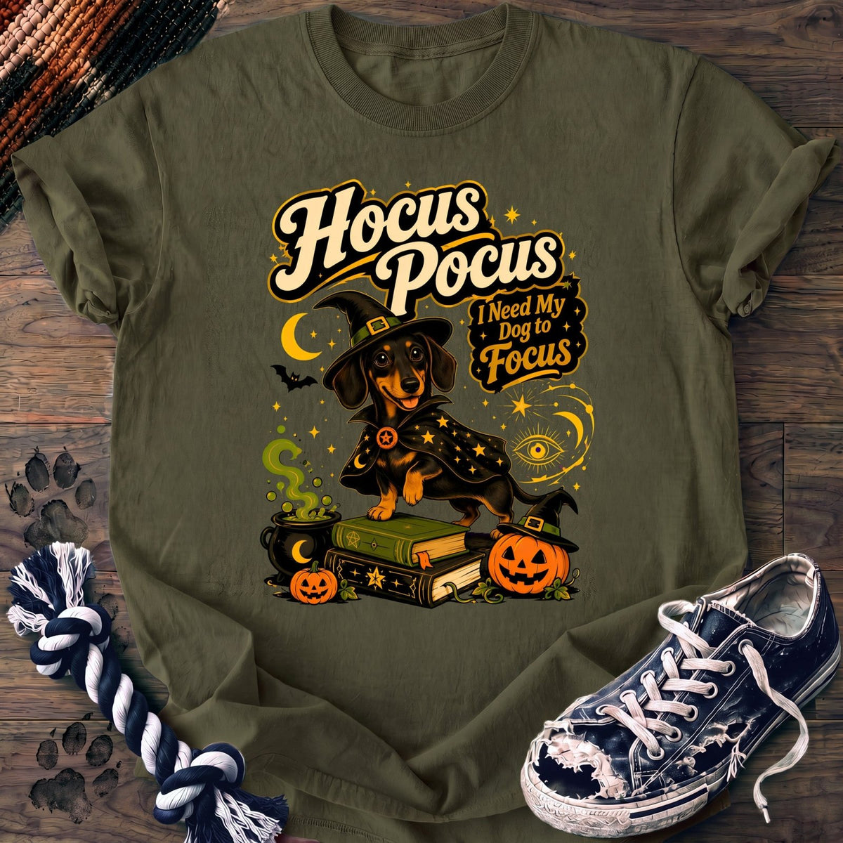 Hocus Pocus I Need My Dog To Focus - Dachshund - PAWSSION CLUB