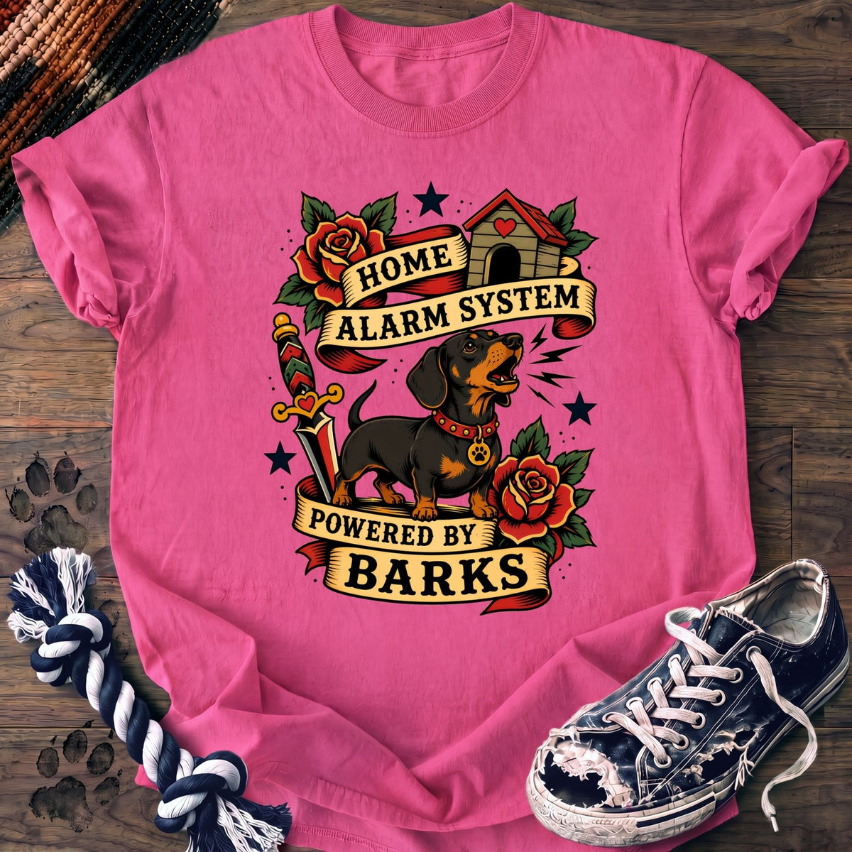 Home Alarm System Powered By Barks - Dachshund - PAWSSION CLUB