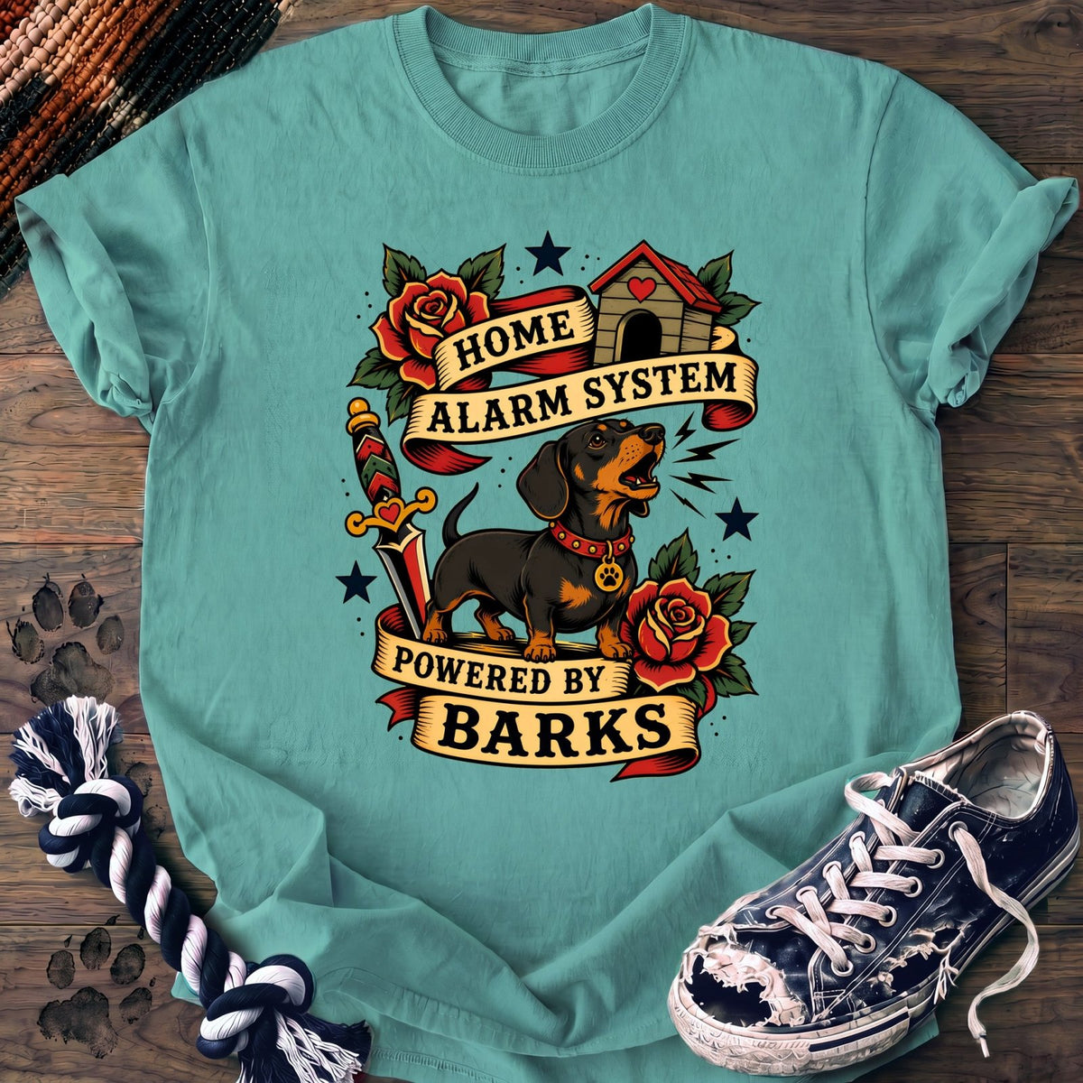 Home Alarm System Powered By Barks - Dachshund - PAWSSION CLUB