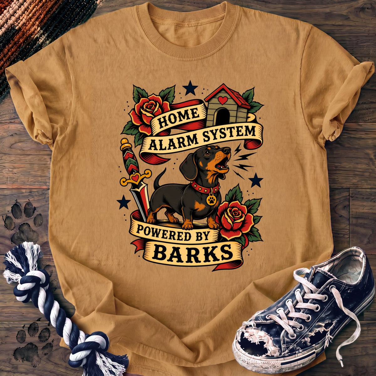 Home Alarm System Powered By Barks - Dachshund - PAWSSION CLUB