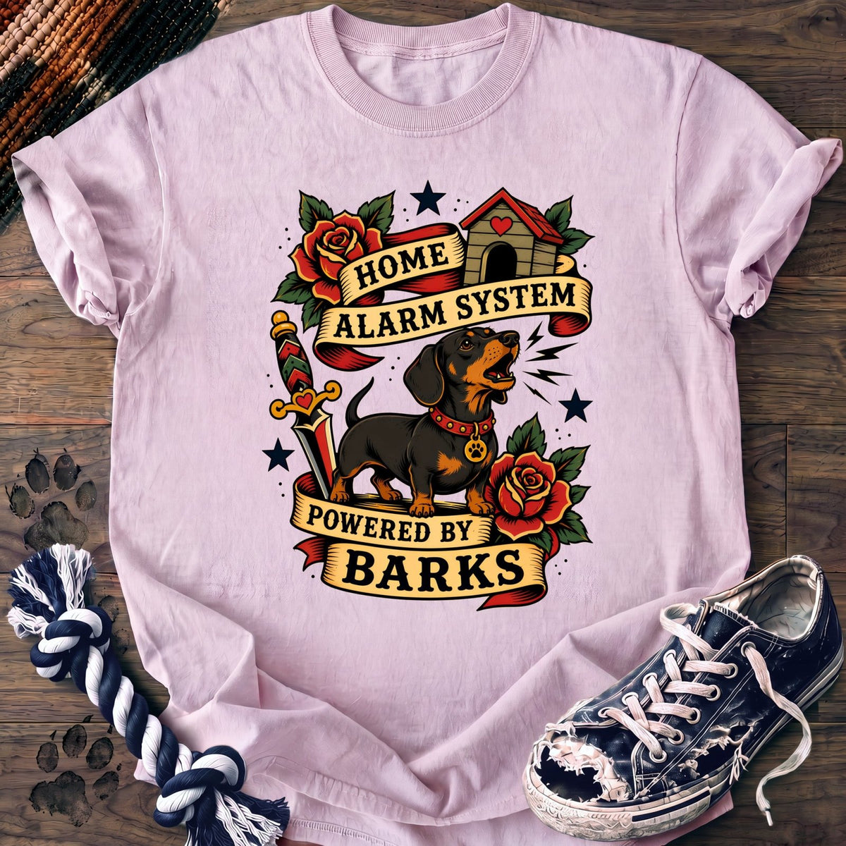 Home Alarm System Powered By Barks - Dachshund - PAWSSION CLUB