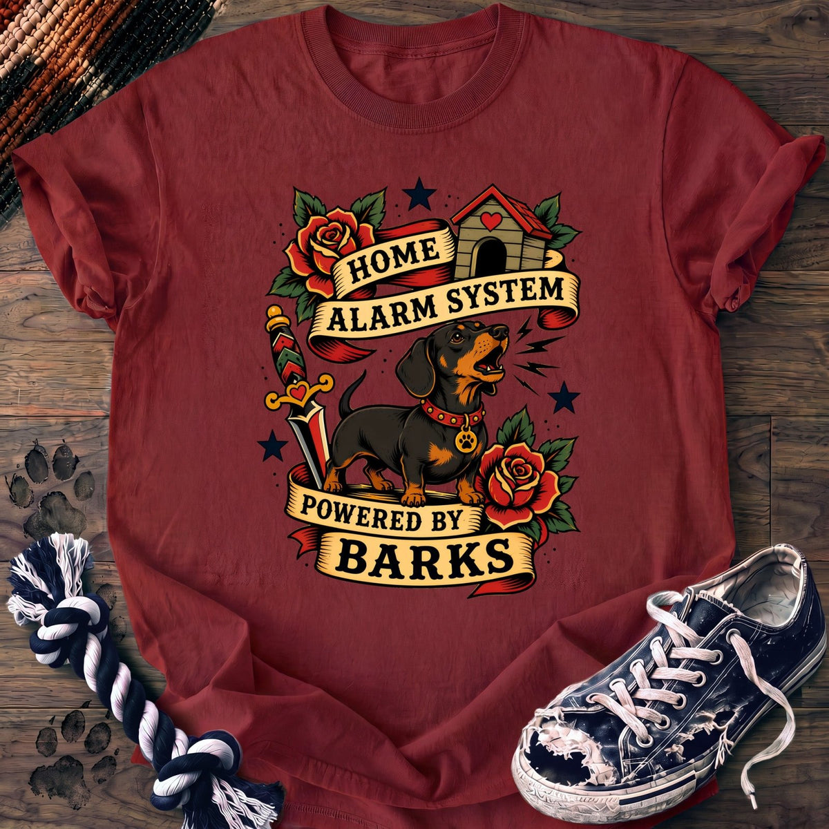 Home Alarm System Powered By Barks - Dachshund - PAWSSION CLUB