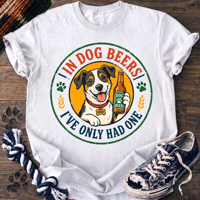 In Dog Beers Ive Only Had One - Mixed Breed - PAWSSION CLUB