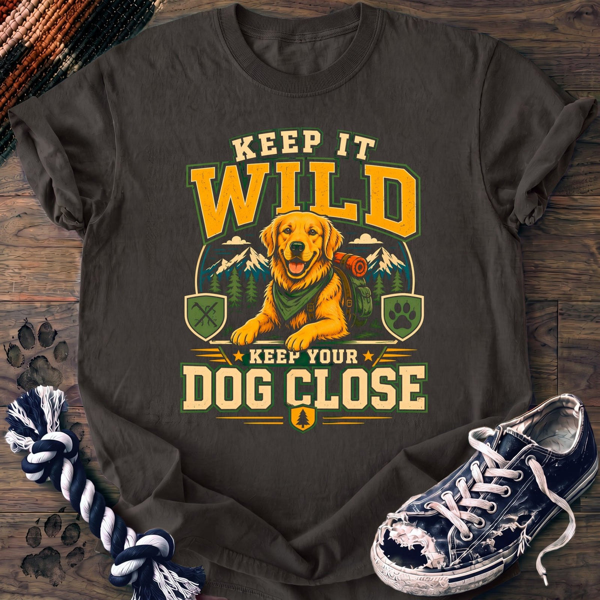 Keep It Wild Keep Your Dog Close - Golden Retriever - PAWSSION CLUB