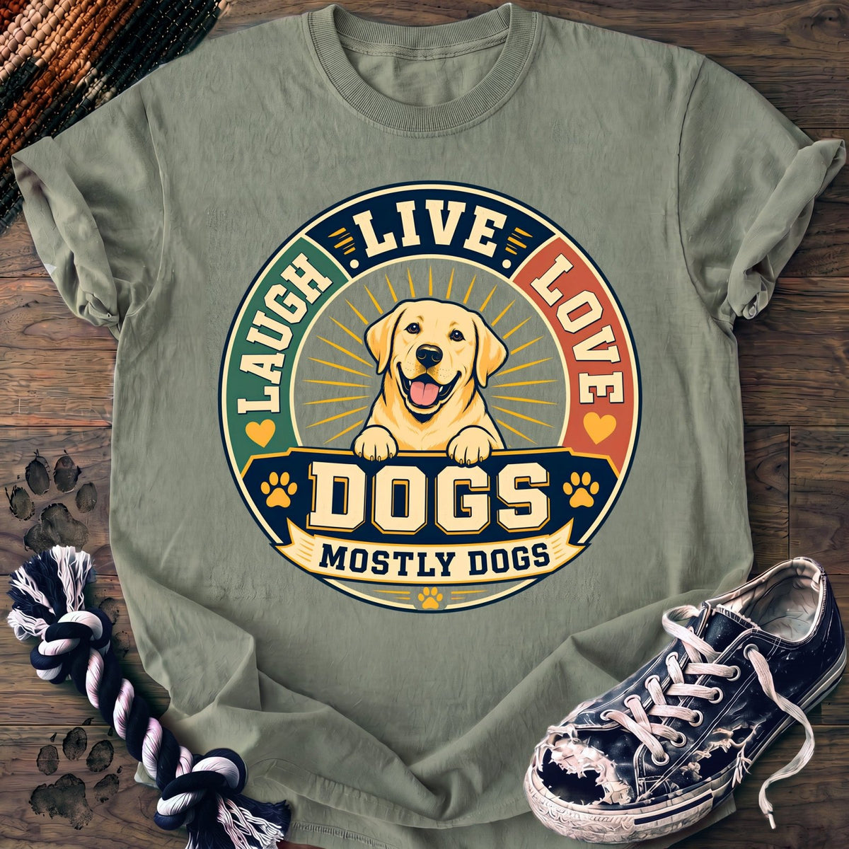 Laug Live Love Dogs Mostly Dogs - Labrador Retriever - PAWSSION CLUB