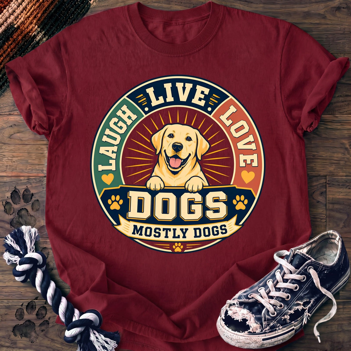 Laug Live Love Dogs Mostly Dogs - Labrador Retriever - PAWSSION CLUB