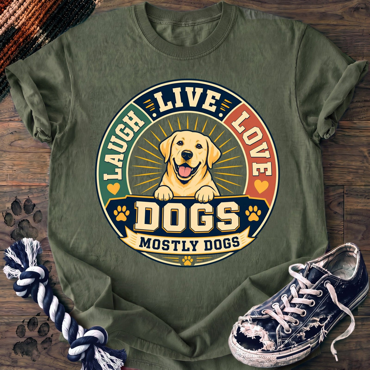Laug Live Love Dogs Mostly Dogs - Labrador Retriever - PAWSSION CLUB
