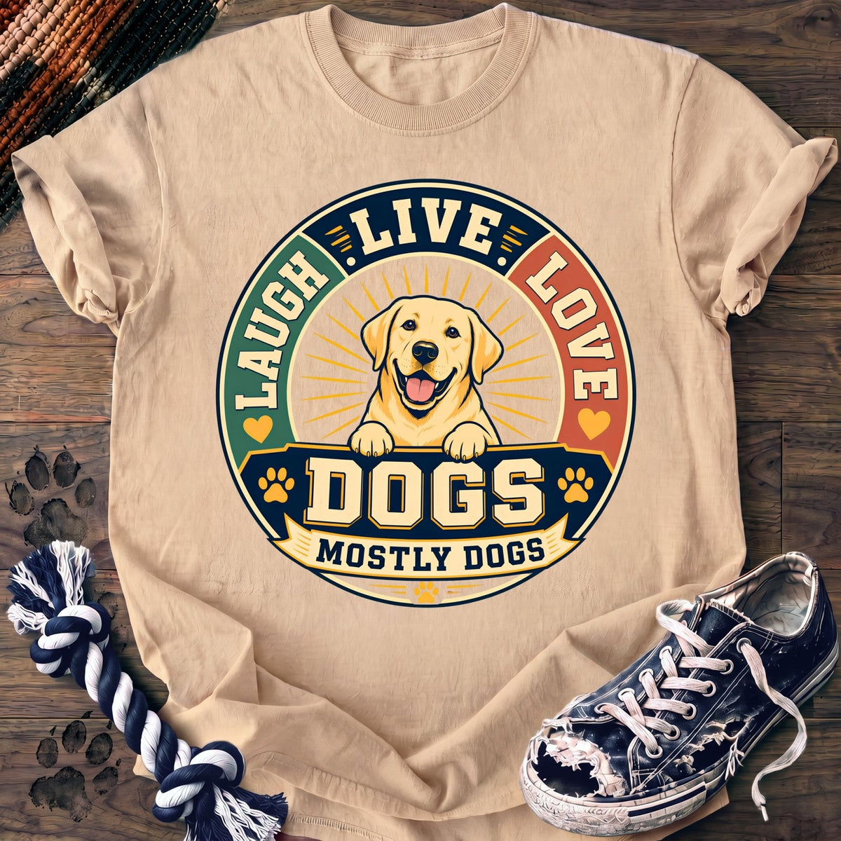Laug Live Love Dogs Mostly Dogs - Labrador Retriever - PAWSSION CLUB