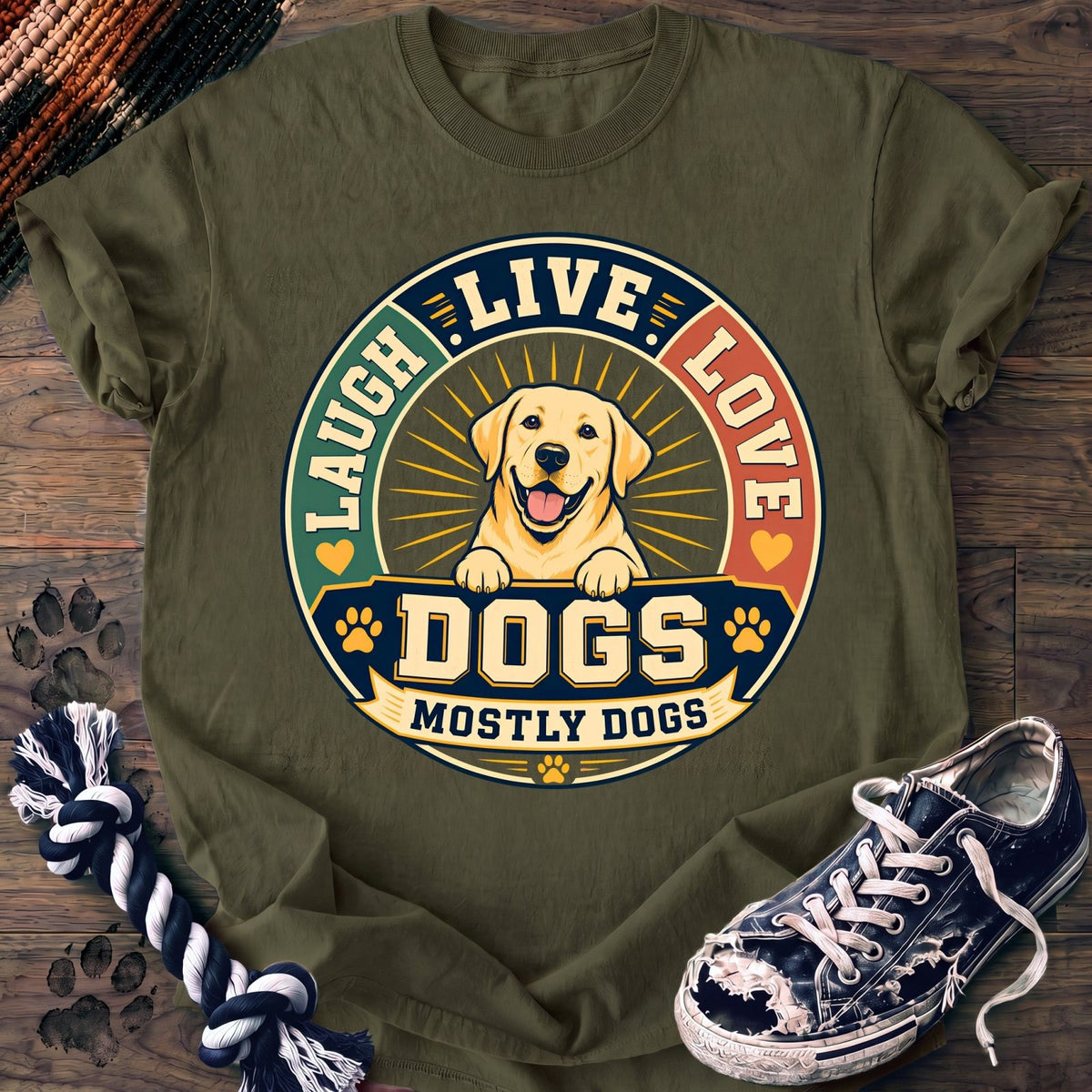 Laug Live Love Dogs Mostly Dogs - Labrador Retriever - PAWSSION CLUB
