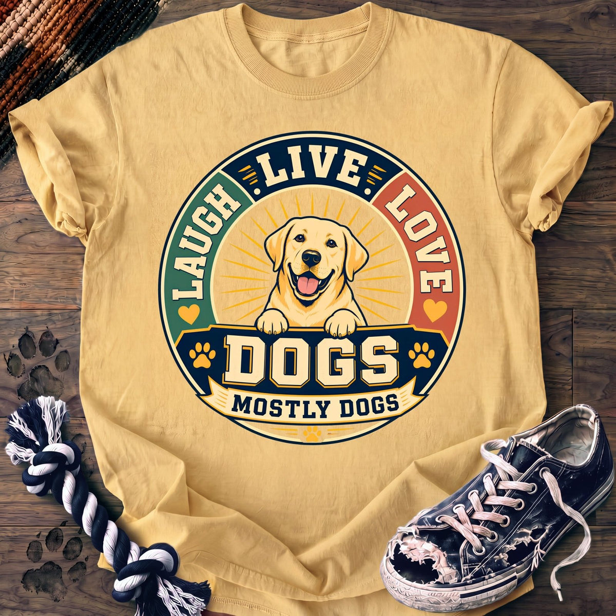 Laug Live Love Dogs Mostly Dogs - Labrador Retriever - PAWSSION CLUB