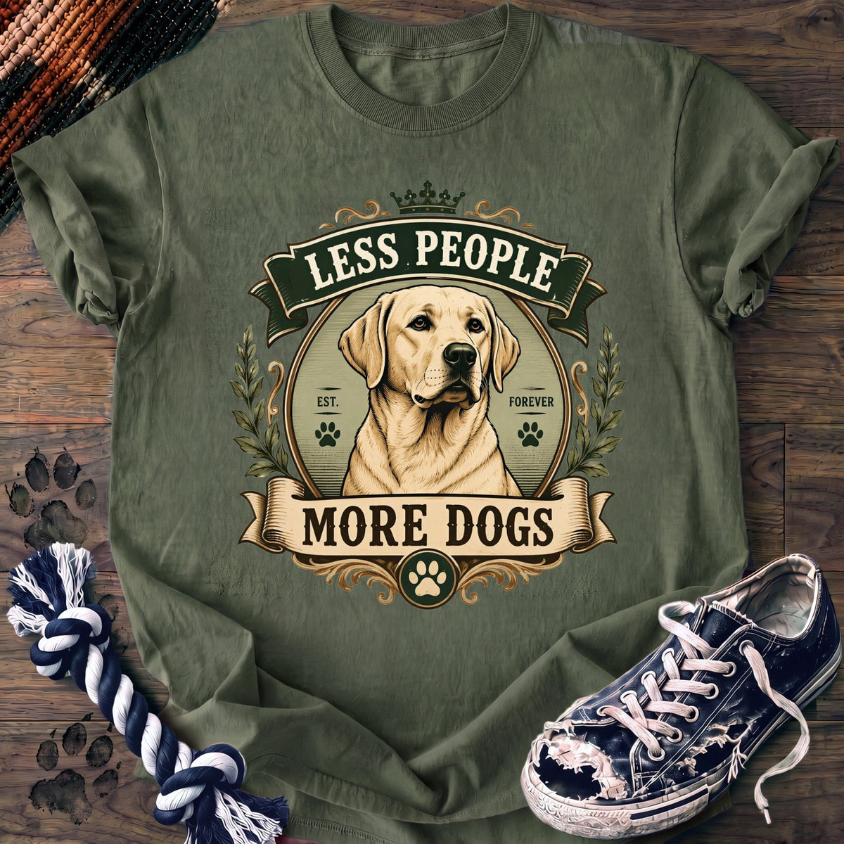 Less People More Dogs - Labrador Retriever - PAWSSION CLUB