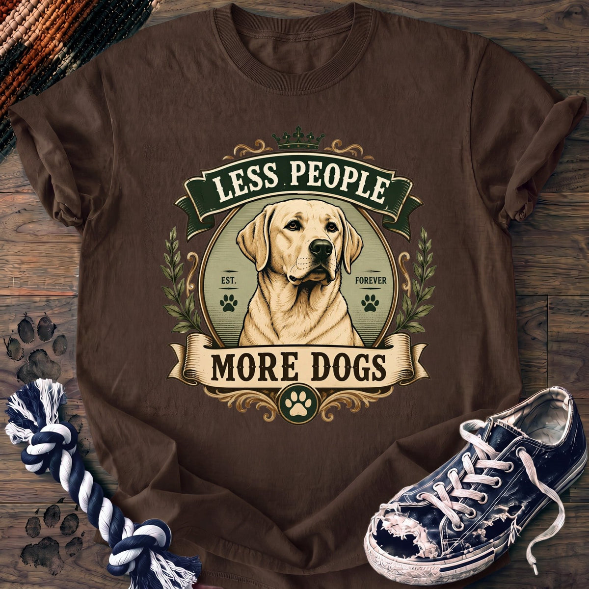 Less People More Dogs - Labrador Retriever - PAWSSION CLUB
