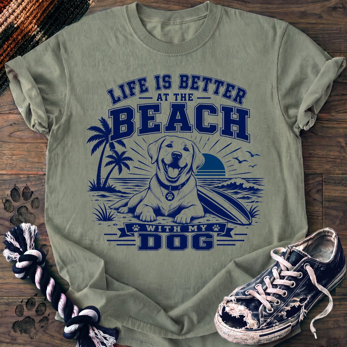 Life Is Better At The Beach With My Dog - Labrador Retriever - PAWSSION CLUB