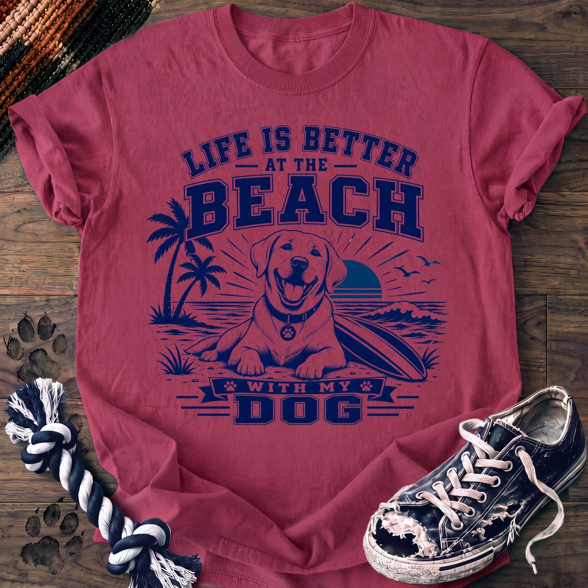 Life Is Better At The Beach With My Dog - Labrador Retriever - PAWSSION CLUB