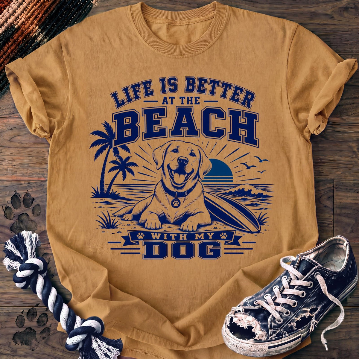 Life Is Better At The Beach With My Dog - Labrador Retriever - PAWSSION CLUB