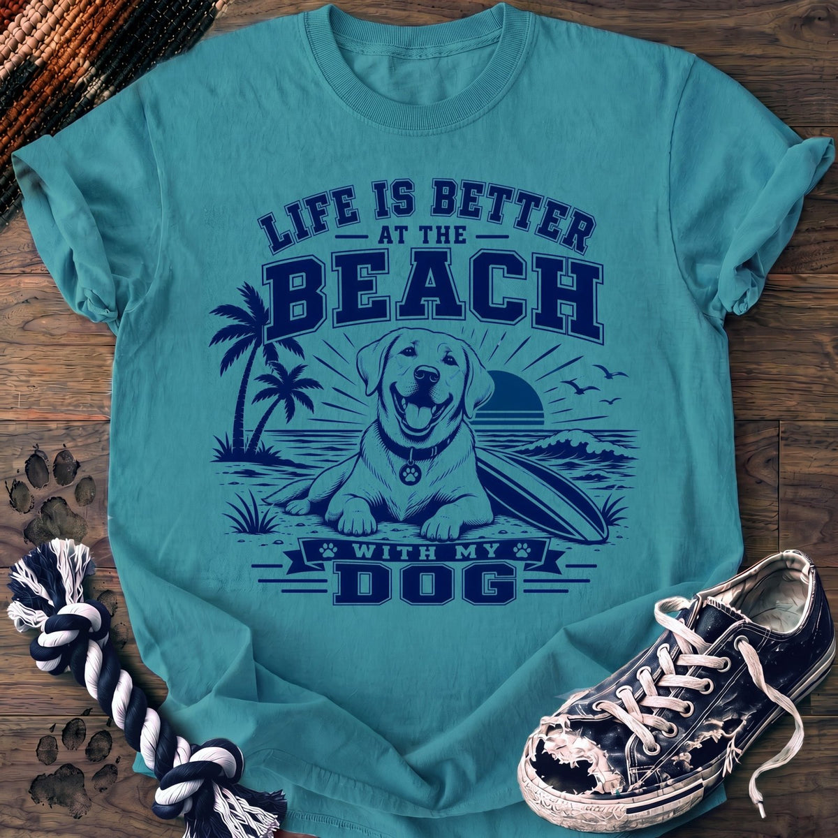 Life Is Better At The Beach With My Dog - Labrador Retriever - PAWSSION CLUB