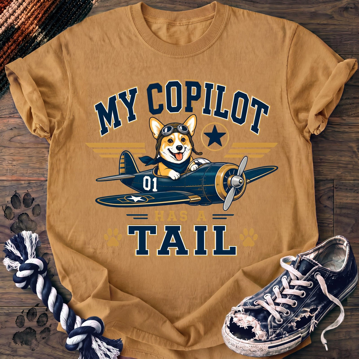 My Copilot Has A Tail - Corgi - PAWSSION CLUB
