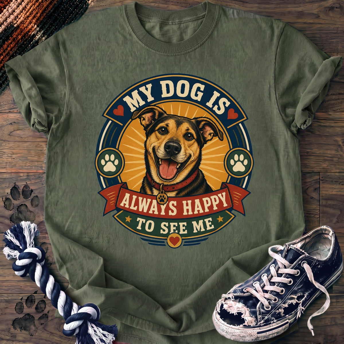 My Dog Is Always Happy To See Me - Mixed Breed - PAWSSION CLUB