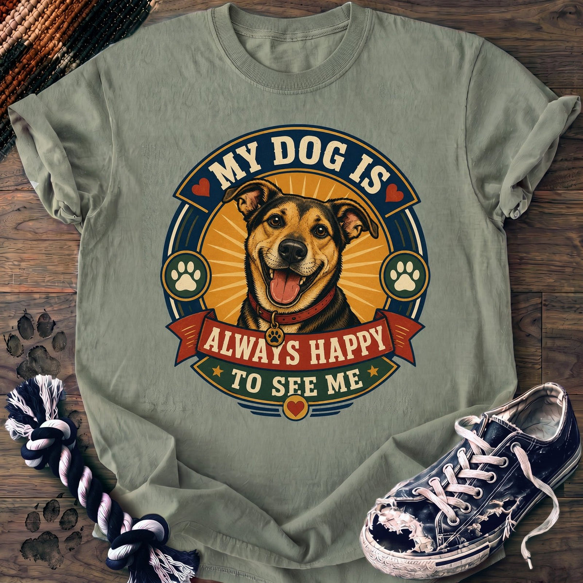 My Dog Is Always Happy To See Me - Mixed Breed - PAWSSION CLUB