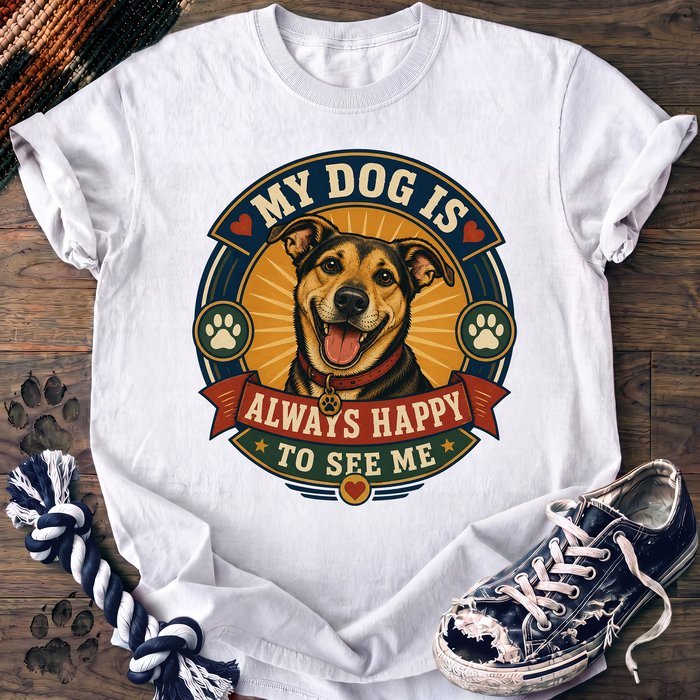 My Dog Is Always Happy To See Me - Mixed Breed - PAWSSION CLUB