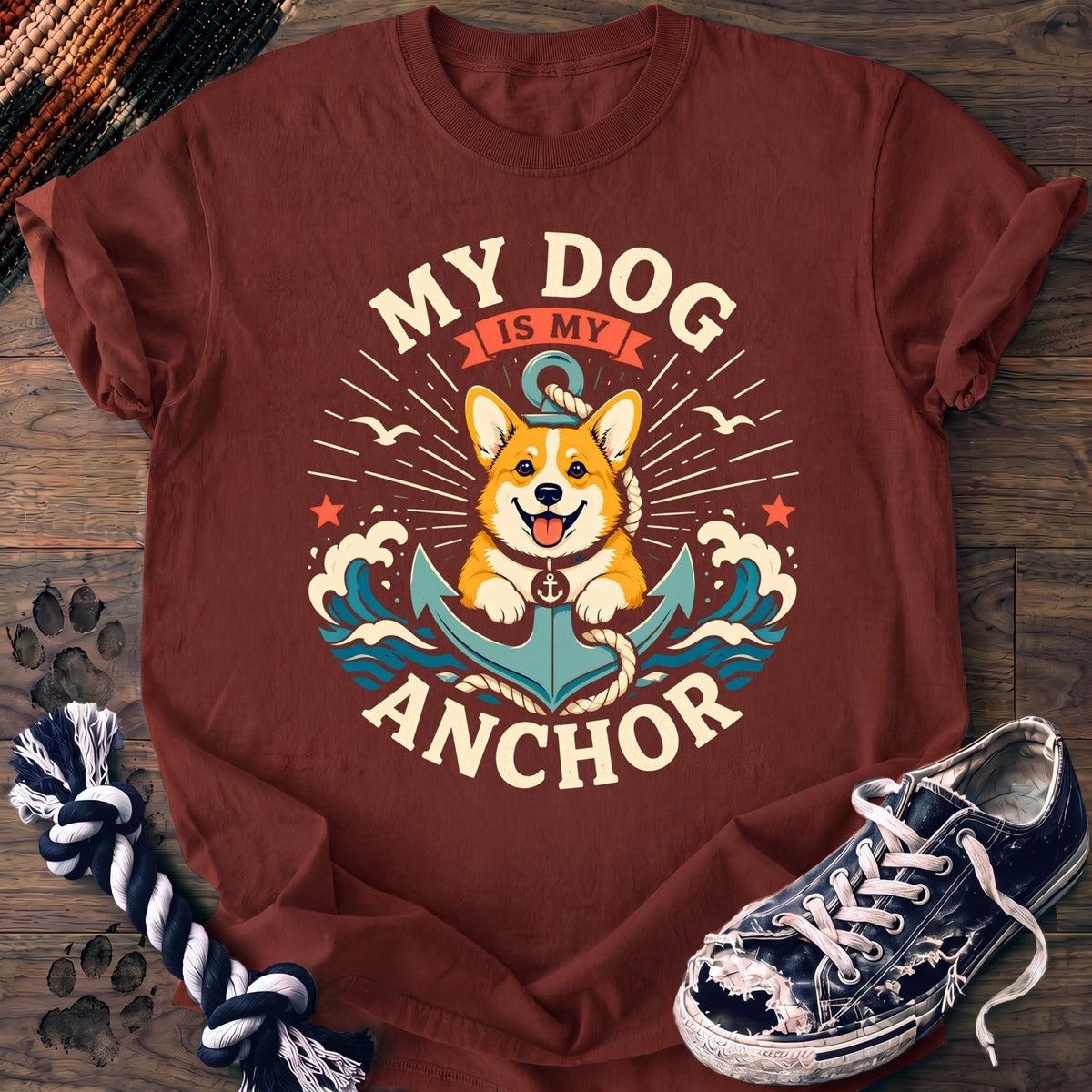 My Dog Is My Anchor - Corgi - PAWSSION CLUB