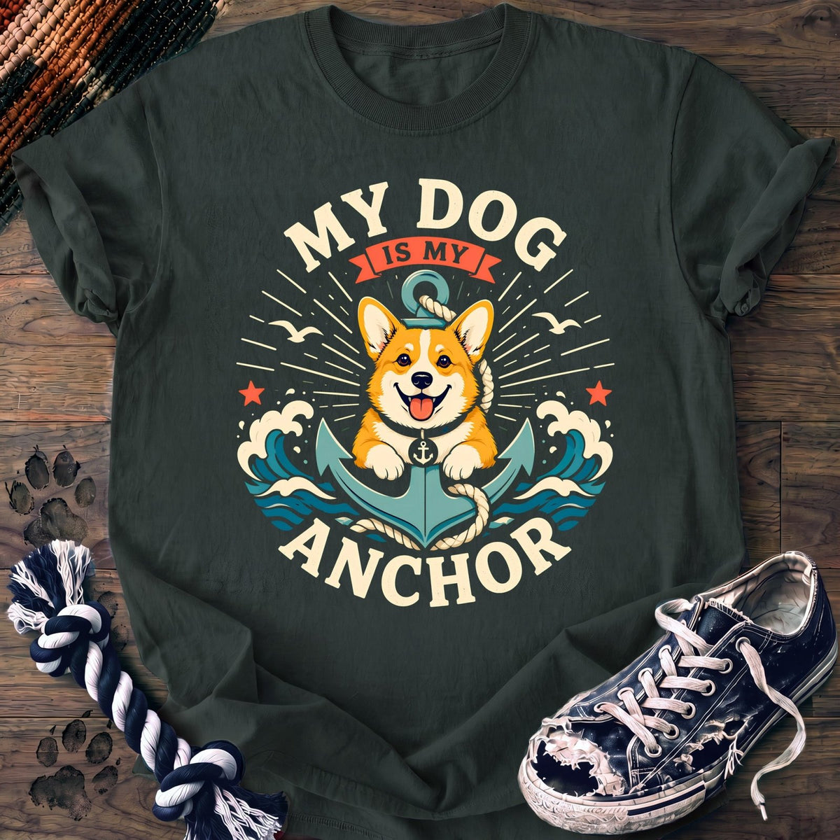 My Dog Is My Anchor - Corgi - PAWSSION CLUB