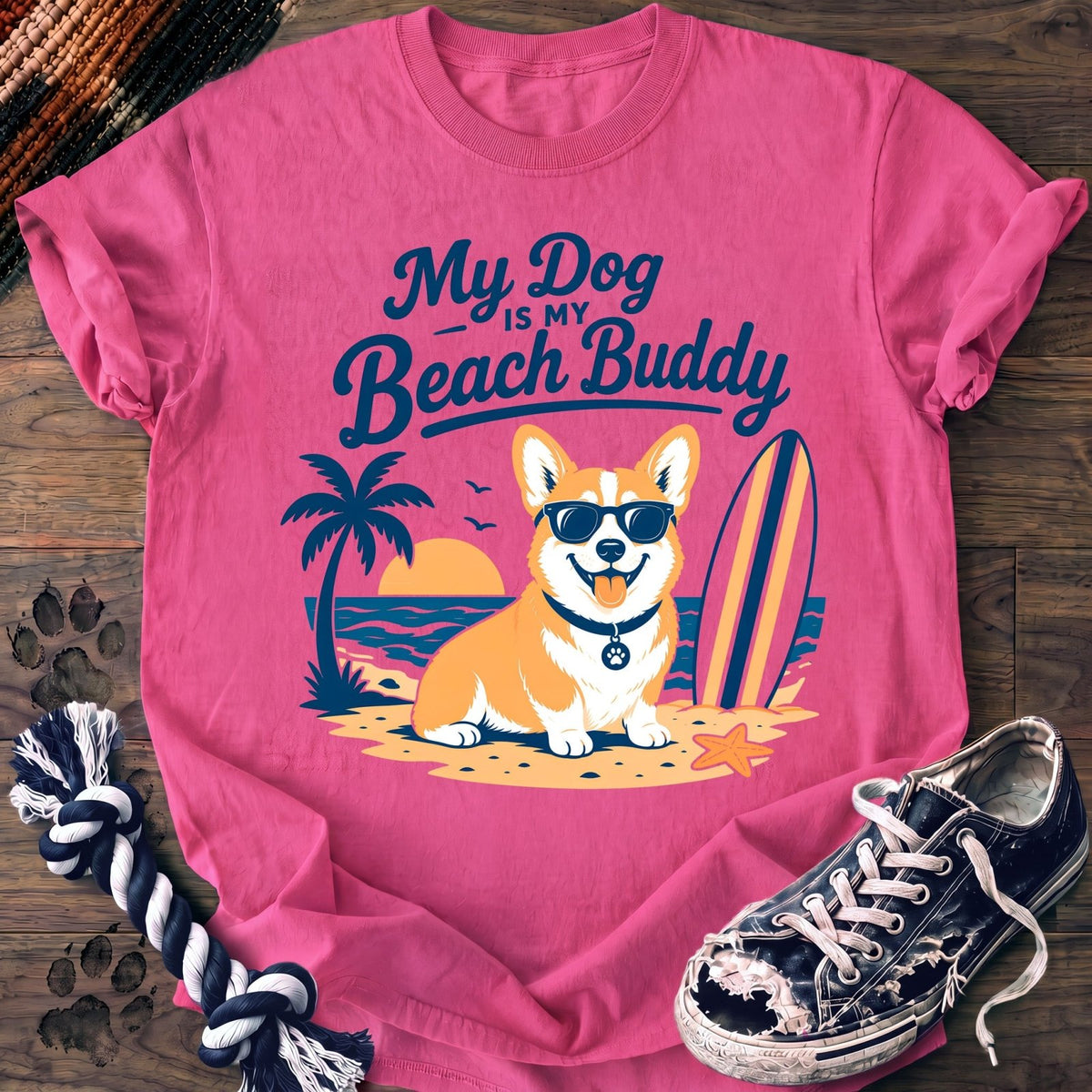 My Dog Is My Beach Buddy - Corgi - PAWSSION CLUB