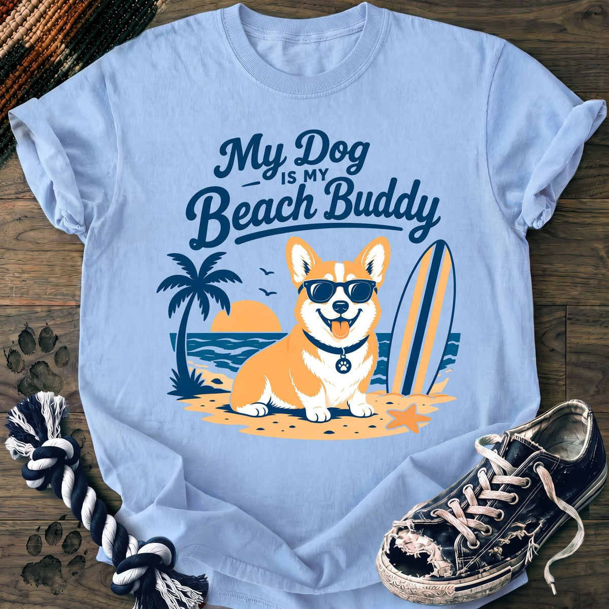 My Dog Is My Beach Buddy - Corgi - PAWSSION CLUB