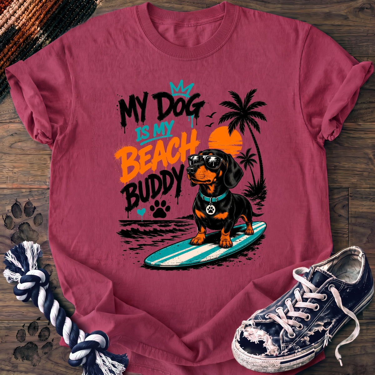 My Dog Is My Beach Buddy - Dachshund - PAWSSION CLUB