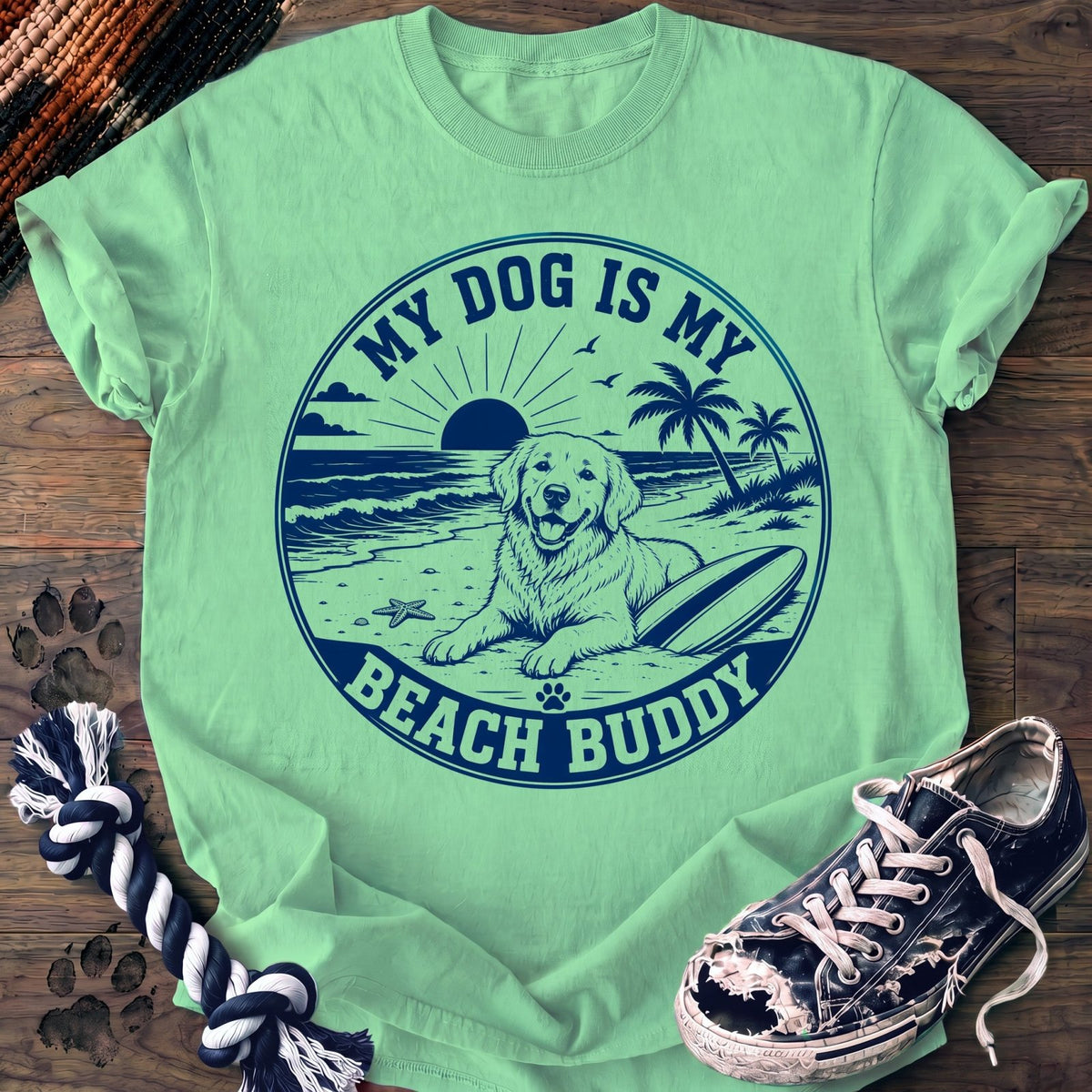 My Dog Is My Beach Buddy - Golden Retriever - PAWSSION CLUB