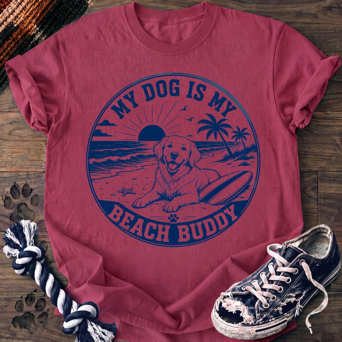 My Dog Is My Beach Buddy - Golden Retriever - PAWSSION CLUB