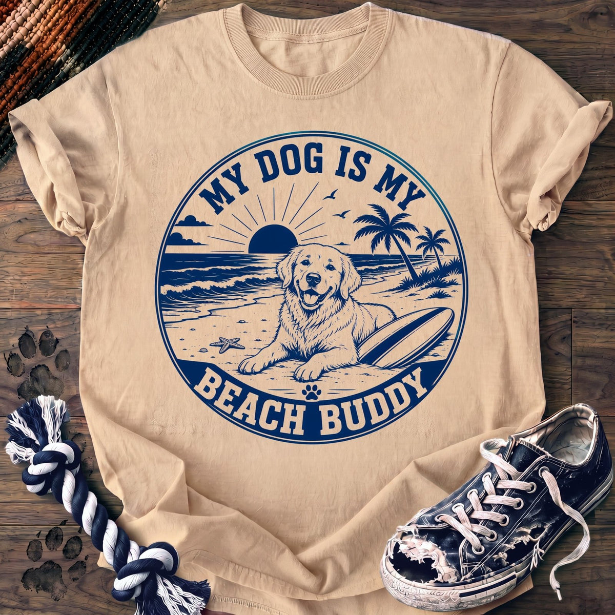 My Dog Is My Beach Buddy - Golden Retriever - PAWSSION CLUB