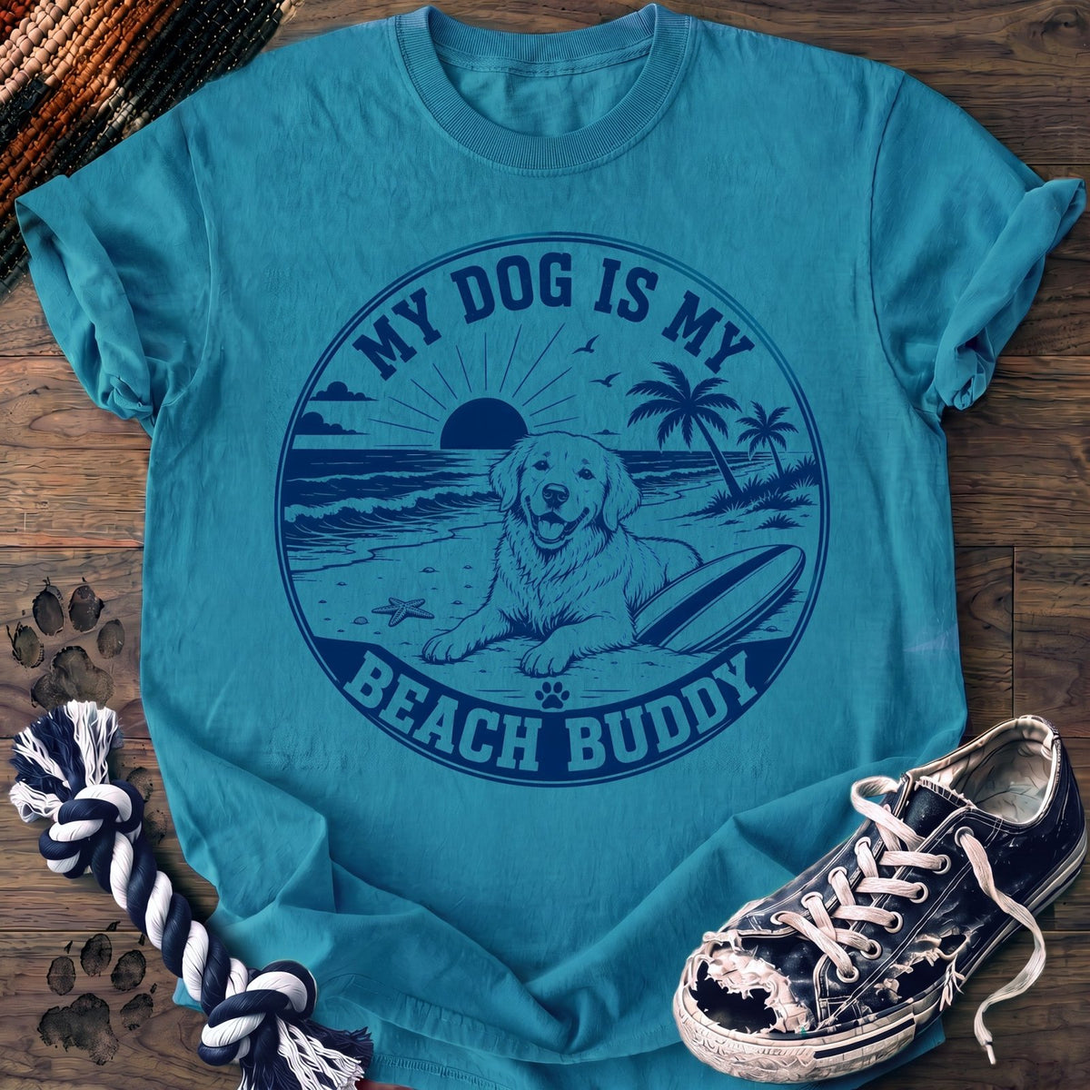 My Dog Is My Beach Buddy - Golden Retriever - PAWSSION CLUB